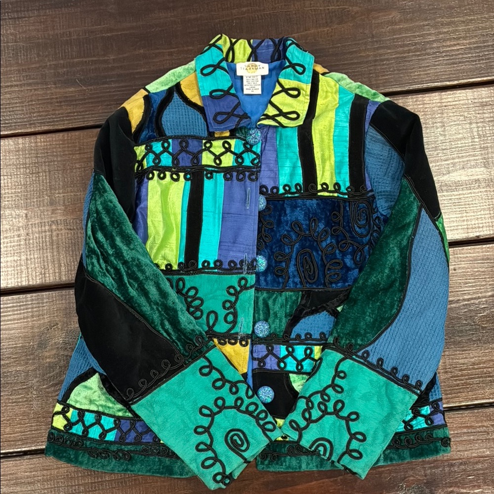 Sandy Starkman Woman’s Medium Patchwork Jacket - image 6